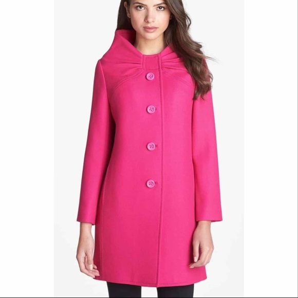 kate spade Jackets & Blazers - Kate Spade | Pink Wool ‘Etta’ Coat Size 8